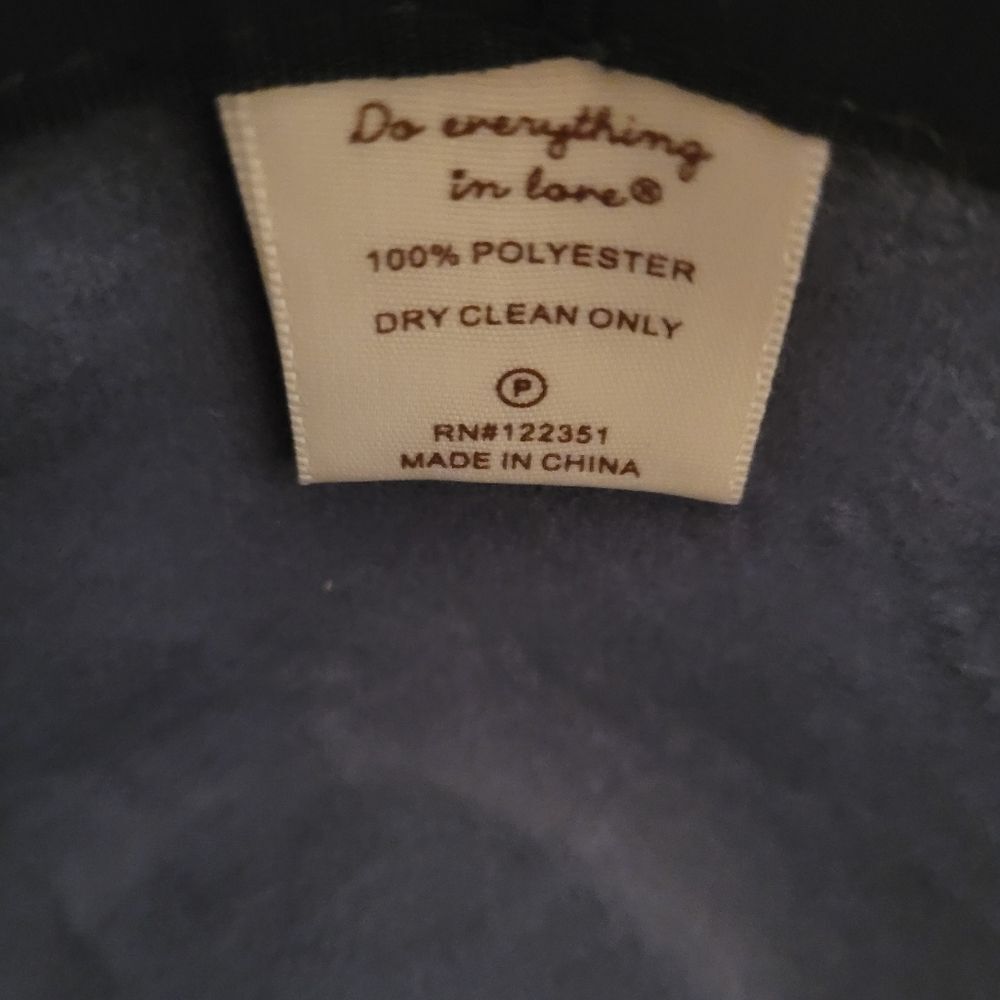 Do Everything in Love Gray Fedora Hat with  Band - One Size - Dry Clean - Picture 4 of 5